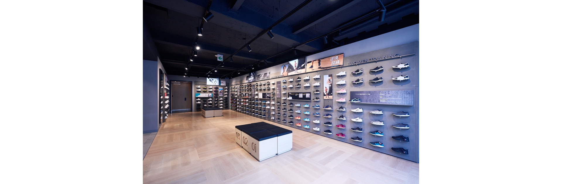 全新開幕adidas西門漢中門市，擁有全台adidas最大運動鞋牆，最新商品同時完整呈現。 1